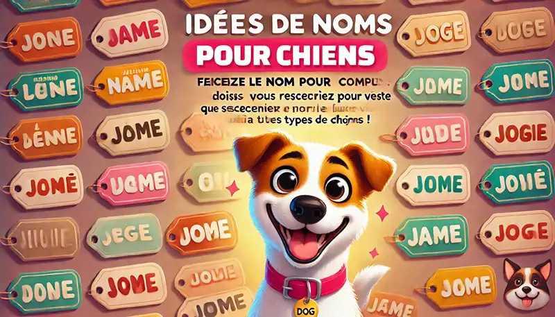 Idées de Noms pour Chiens