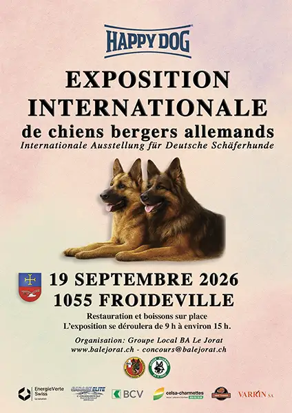 Exposition Internationale de chiens bergers allemands 19.09.2026